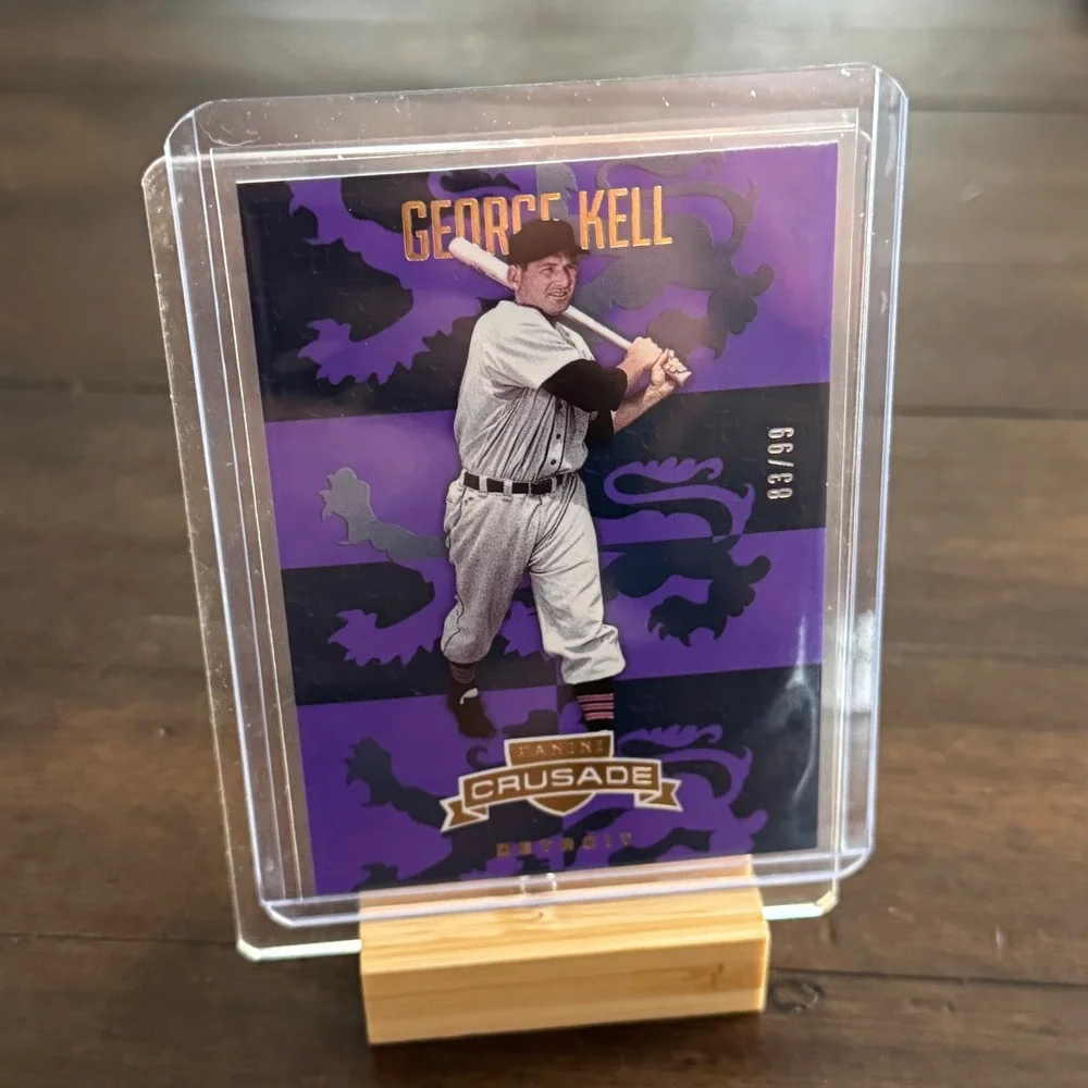 Panini Crusade Trading Card George Kell Detroit Purple Numbered 83/99 No76